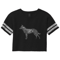 I Love My Australian Stumpy Tail Cattle Dog. Funny Gift Scorecard Crop Tee | Artistshot