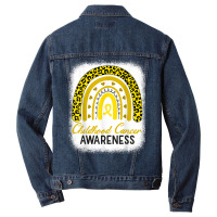 Childhood Cancer Awareness Hope Support Strong Warrior T Shirt Men Denim Jacket | Artistshot