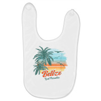 Belize Beach Belize Shirt Lost Paradise Baby Bibs | Artistshot