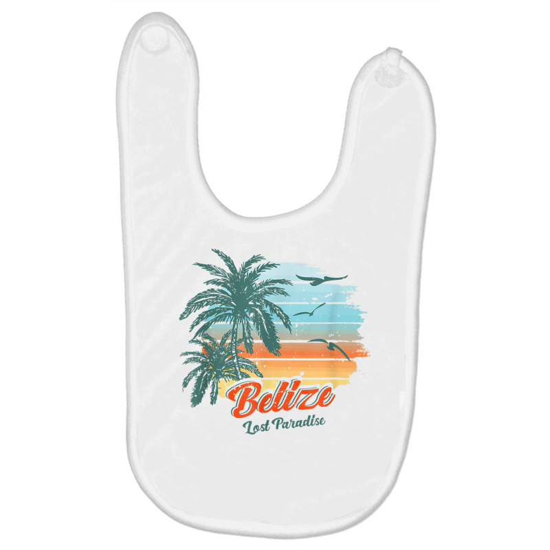 Belize Beach Belize Shirt Lost Paradise Baby Bibs by BrandalynSaetern | Artistshot