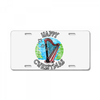 Christmas Harp, Harpist String Musician, Xmas 2022 T Shirt License Plate | Artistshot