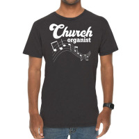 Church Organist Sound  Funny Church Audio Techs Gifts T Shirt Vintage T-shirt | Artistshot