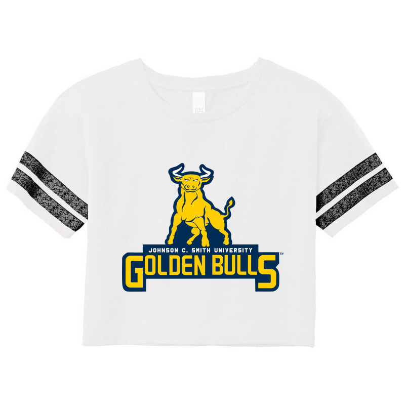 Johnson C. Smith University Golden Bulls Scorecard Crop Tee by DelilahAgnes | Artistshot