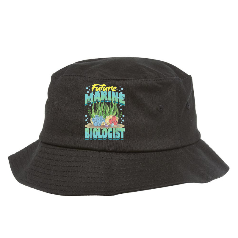 Future Marine Biologist Ocean Life Marine Biology Student Bucket Hat | Artistshot