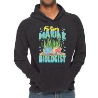 Future Marine Biologist Ocean Life Marine Biology Student Vintage Hoodie | Artistshot