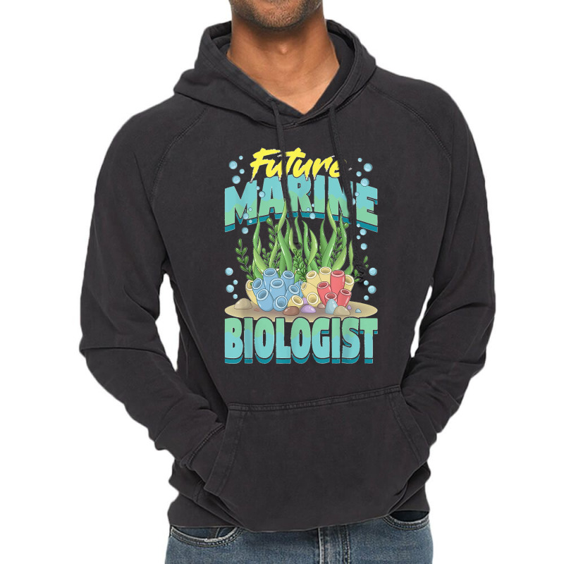 Future Marine Biologist Ocean Life Marine Biology Student Vintage Hoodie | Artistshot