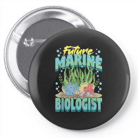 Future Marine Biologist Ocean Life Marine Biology Student Pin-back Button | Artistshot