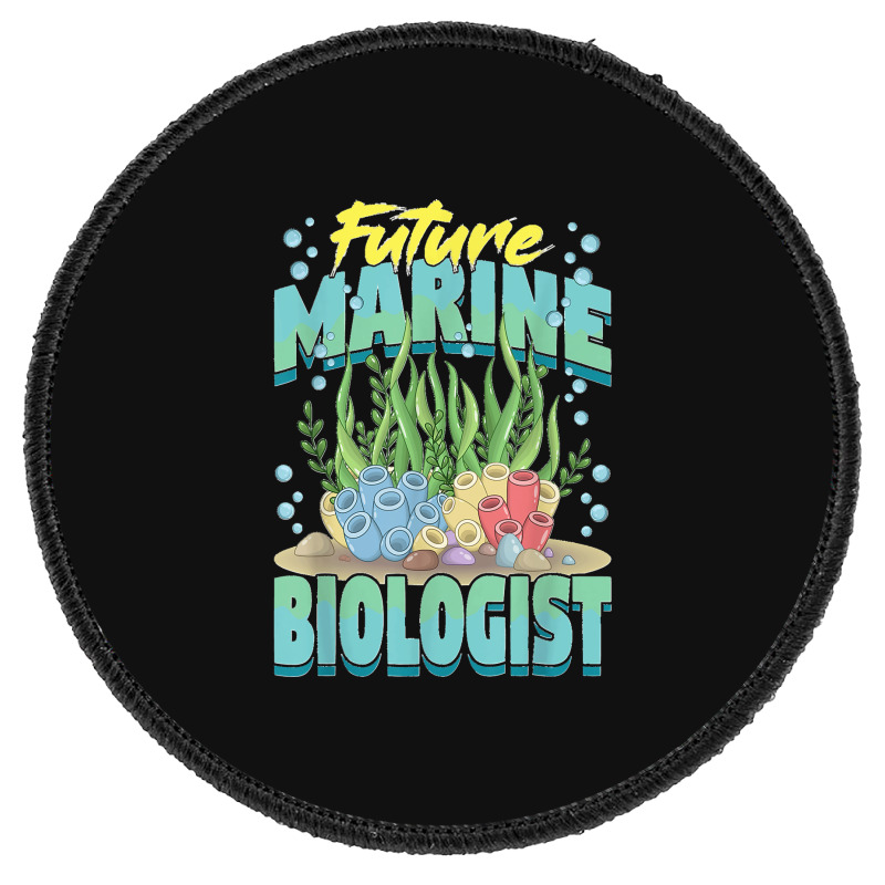 Future Marine Biologist Ocean Life Marine Biology Student Round Patch | Artistshot