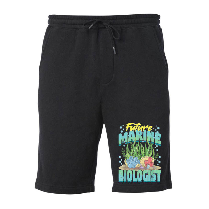 Future Marine Biologist Ocean Life Marine Biology Student Fleece Short | Artistshot