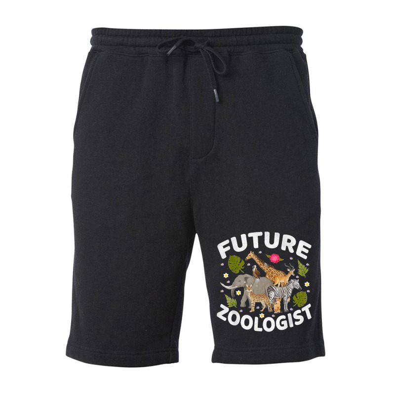 Future Zoologist Animal Zoo Safari Funny Fleece Short by WirtzRichard | Artistshot