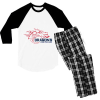 Lane College Dragons. Men's 3/4 Sleeve Pajama Set | Artistshot