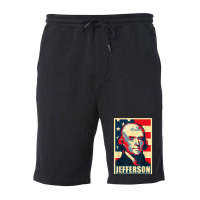 President Thomas Jefferson Propaganda Poster T Shirt Fleece Short | Artistshot