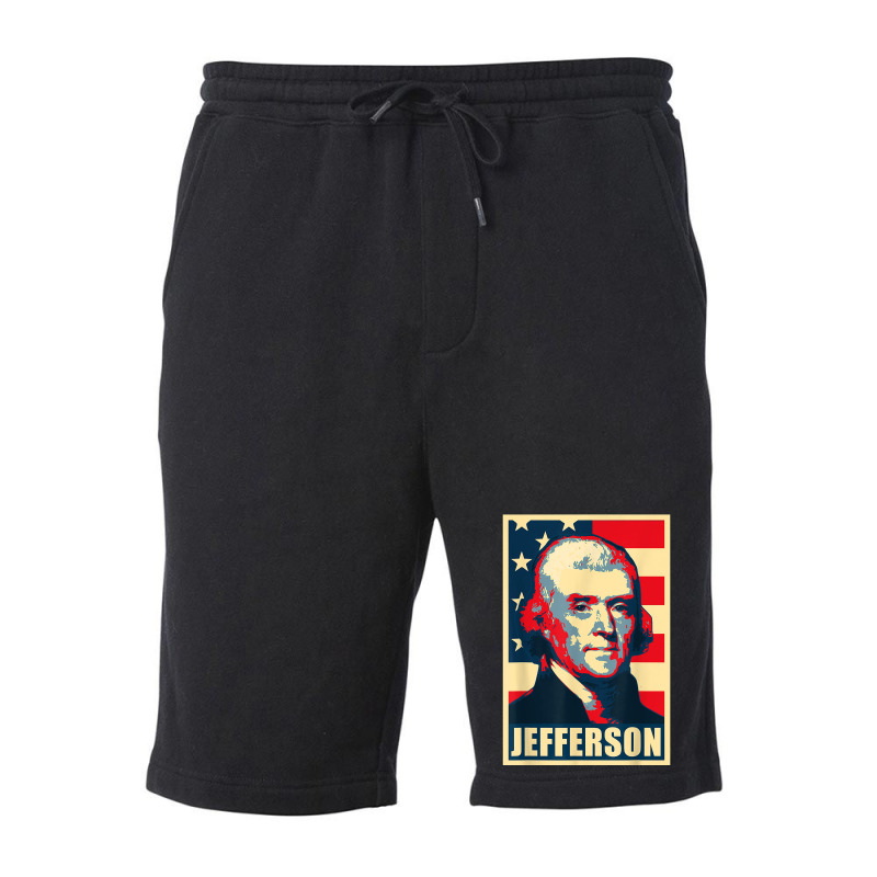 President Thomas Jefferson Propaganda Poster T Shirt Fleece Short by AbidahToenges | Artistshot