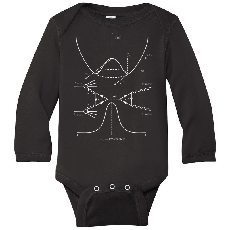 Funny Higgs Boson Particle Physics Geek Teacher Student Premium T Shir Long Sleeve Baby Bodysuit by BrandalynSaetern | Artistshot