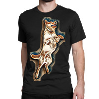 Jump Isolated Side Animal Classic T-shirt | Artistshot