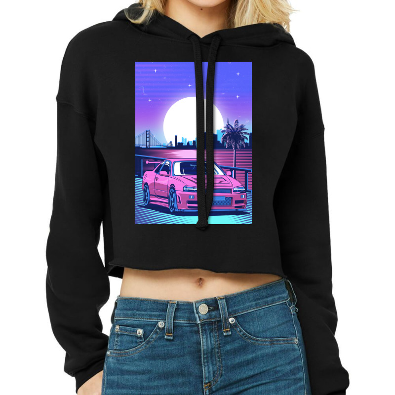 Nightcity Clothing Cropped Baseball Jacket