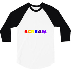 scream pride 3/4 Sleeve Shirt | Artistshot