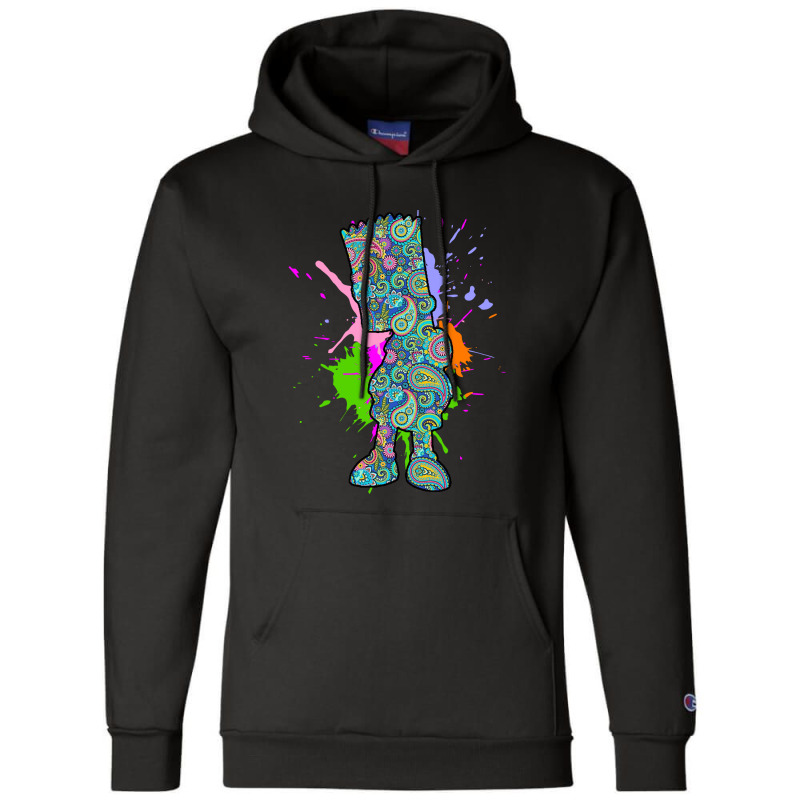 Paisley Bart Champion Hoodie | Artistshot