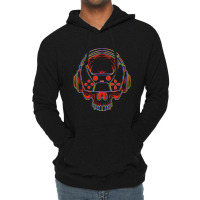 Skull Gamer Lightweight Hoodie | Artistshot