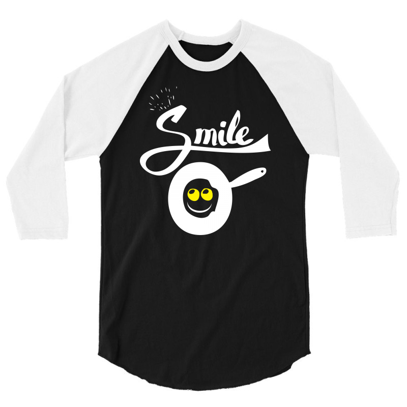 Make A Smile Fried 3/4 Sleeve Shirt by Chilistore | Artistshot