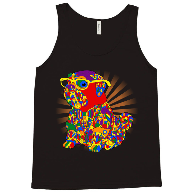 Rainbow Dog Tank Top | Artistshot