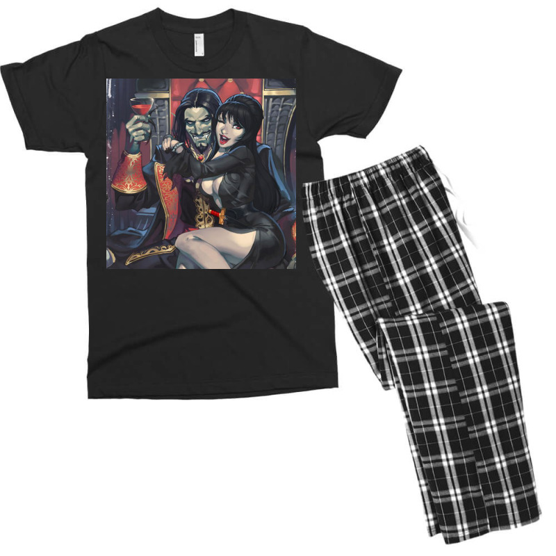 Elvira Mistress Of The Dark Men's T-shirt Pajama Set | Artistshot