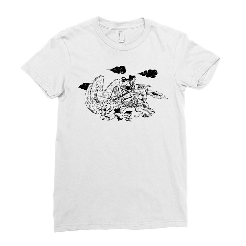 The Dragon Lady Ladies Fitted T-Shirt by Specstore | Artistshot