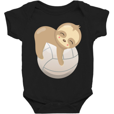 Baby Sloth Volleyball T Shirt Baby Bodysuit Designed By Diannehenderson91