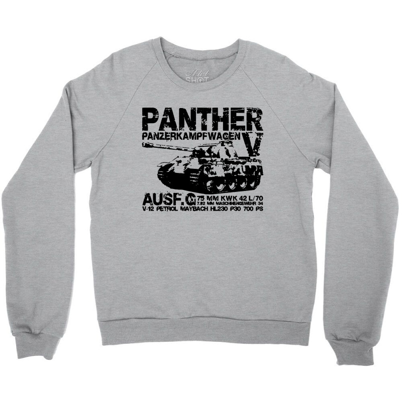 Panther Tank Crewneck Sweatshirt by veelra50534 | Artistshot