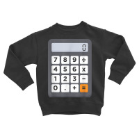 Funny Accountant Halloween Costume Outfit Math Calculator T Shirt Toddler Sweatshirt | Artistshot