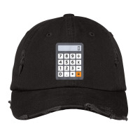 Funny Accountant Halloween Costume Outfit Math Calculator T Shirt Vintage Cap | Artistshot