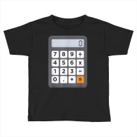 Funny Accountant Halloween Costume Outfit Math Calculator T Shirt Toddler T-shirt | Artistshot