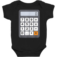 Funny Accountant Halloween Costume Outfit Math Calculator T Shirt Baby Bodysuit | Artistshot