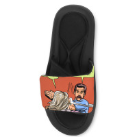 Warm Milk Slap   Ben Stiller Slide Sandal | Artistshot