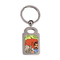 Warm Milk Slap   Ben Stiller Silver Rectangle Keychain | Artistshot