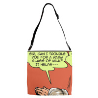 Warm Milk Slap   Ben Stiller Adjustable Strap Totes | Artistshot