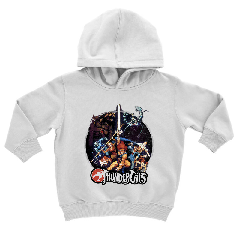 Thundercats Group Shot Vintage Circle T Shirt Toddler Hoodie by bakien89 | Artistshot