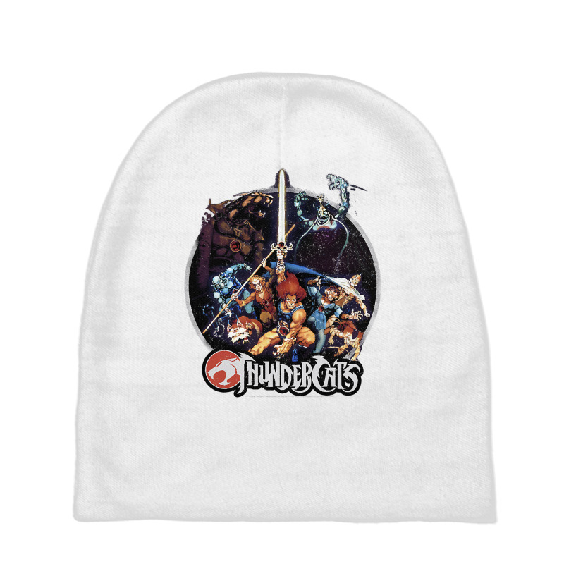 Thundercats Group Shot Vintage Circle T Shirt Baby Beanies by bakien89 | Artistshot