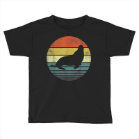 Seal Lover Gifts Retro Vintage Sea Lion Animal Silhouette T Shirt Toddler T-shirt | Artistshot