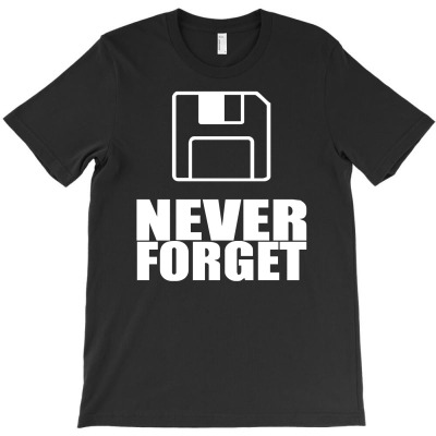 Never Forget 3.5 Floppies T-shirt Designed By Abdul Holil