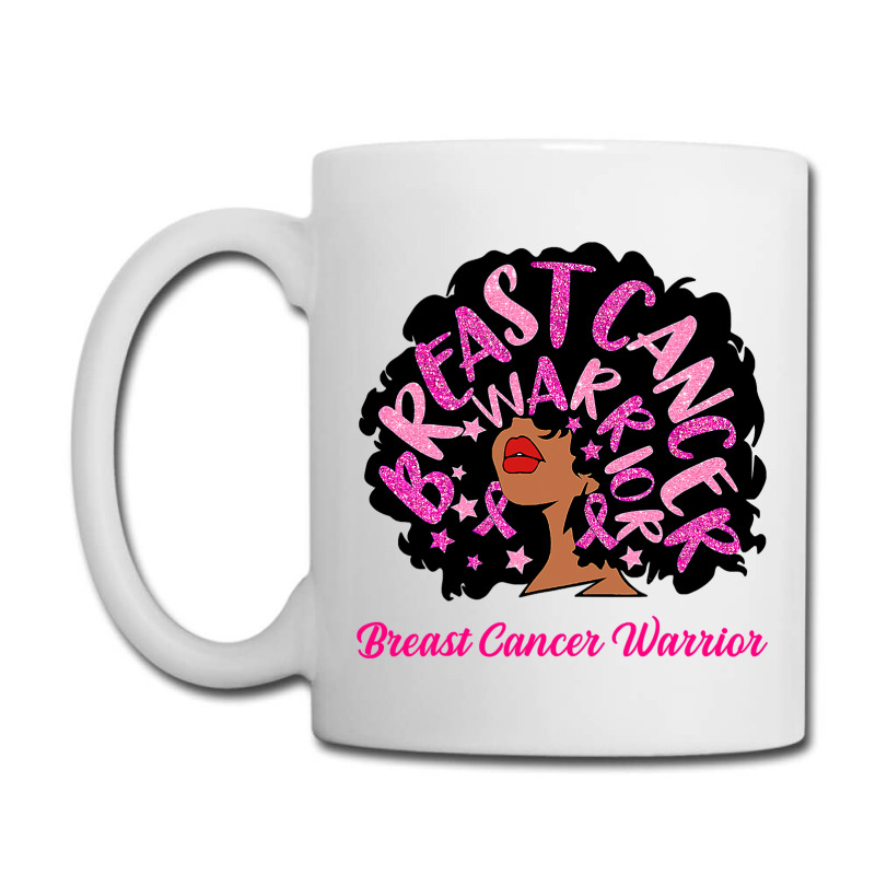 Breast Cancer Warrior Queen Black Woman Pink Ribbon October Coffee Mug | Artistshot