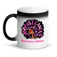 Breast Cancer Warrior Queen Black Woman Pink Ribbon October Magic Mug | Artistshot