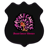 Breast Cancer Warrior Queen Black Woman Pink Ribbon October Shield Patch | Artistshot