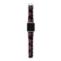 Breast Cancer Warrior Queen Black Woman Pink Ribbon October Apple Watch Band | Artistshot