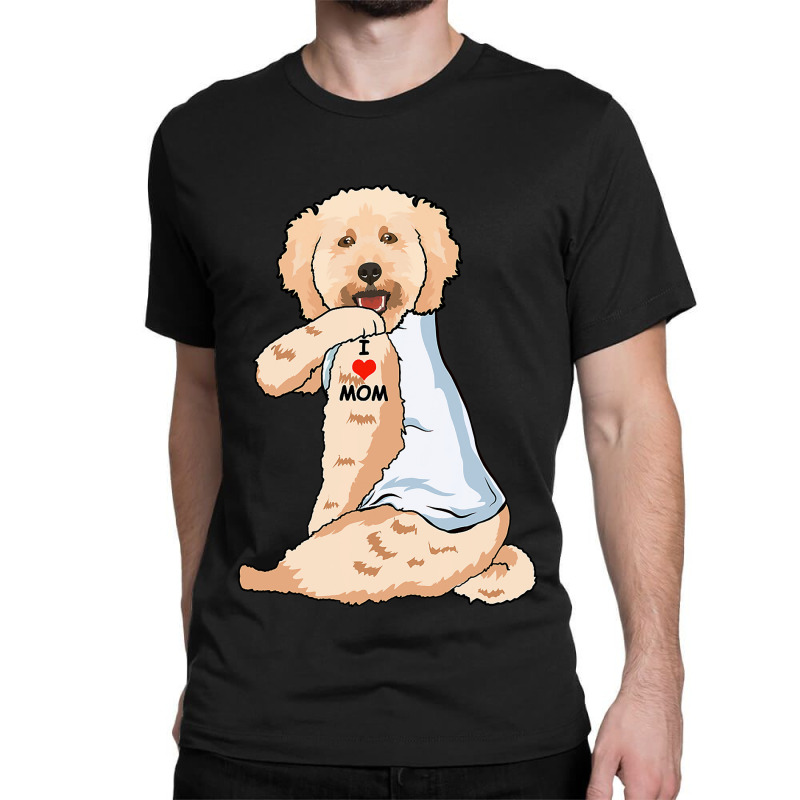 I Love Mom Tattoo Poodle Mom Dog Lover Women Classic T-shirt by pester | Artistshot