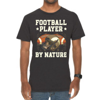 Football Player By Nature American Rugby Coach Gameday Sport Vintage T-shirt | Artistshot