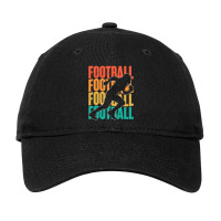 Retro Vintage American Football Season Party Footballer Adjustable Cap | Artistshot