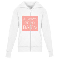 Mariah Carey  Always Be My Baby (typography) Youth Zipper Hoodie | Artistshot