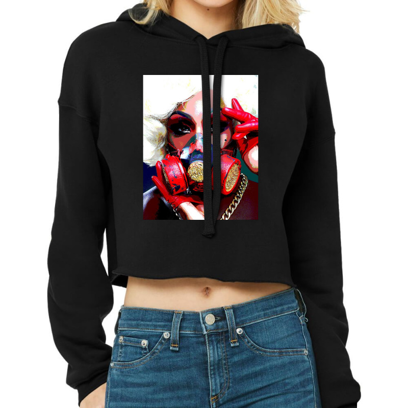 Monet X Change  Pound The Alarm! Cropped Hoodie by kulakanes | Artistshot