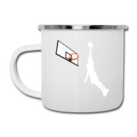 Basketball Dunk Competition Silhouette One Handed Dunk Shot Camper Cup | Artistshot